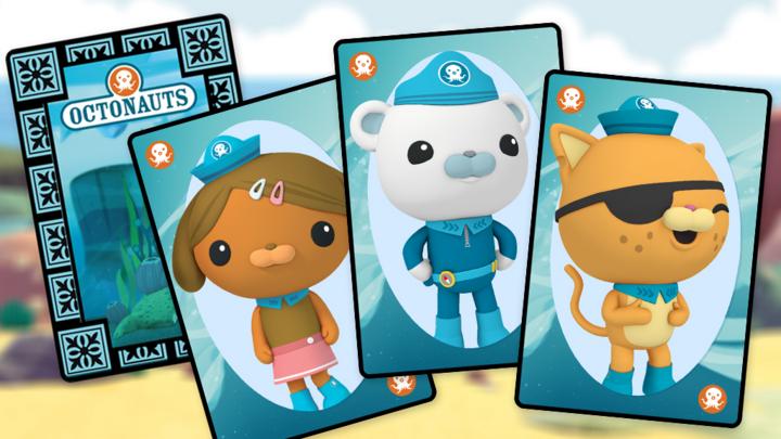 Snap card game quiz with Captain Barnacles and Octonauts crew ...