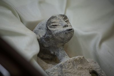 Alleged alien remains in Mexico