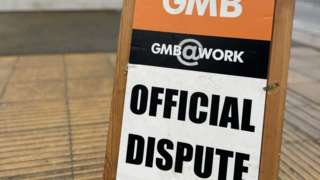 GMB official dispute placard