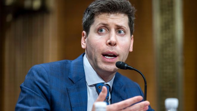 OpenAI CEO Sam Altman testifies before the Senate Judiciary Subcommittee on Privacy, Technology, and the Law for an oversight hearing to examine the rules governing artificial intelligence (AI) in the Dirksen Senate Office Building in Washington, DC USA, on 16 May 2023