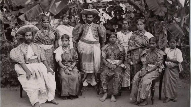 Kandyan Chiefs and their family