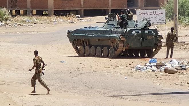 Sudanlı askerler
